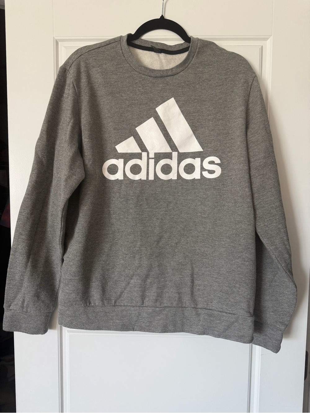 adidas golf Gray Crewneck Sweatshirt with White Logo